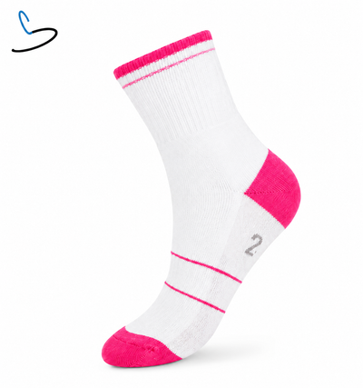 Kinder Sportsokken Roze/Wit