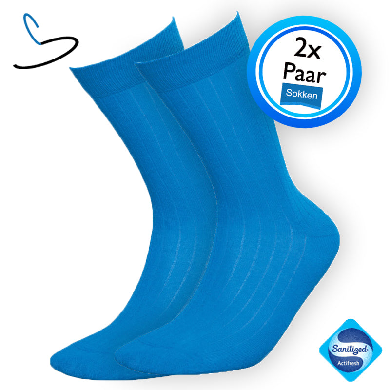 Oranje sokken heren (2 paar)