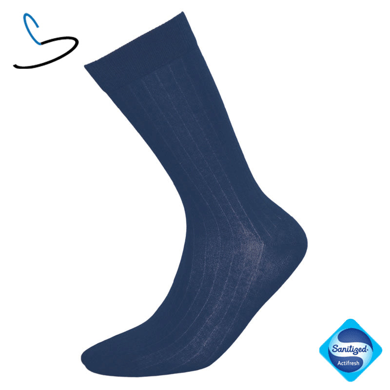 Donkerblauwe herensokken