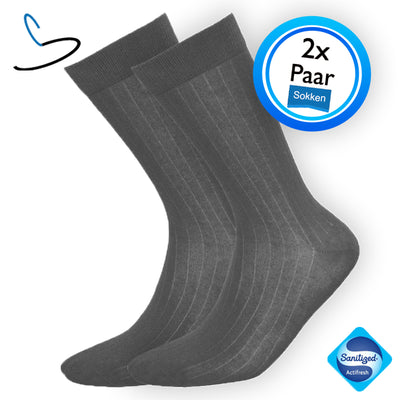 Donkerblauwe herensokken (2 paar)