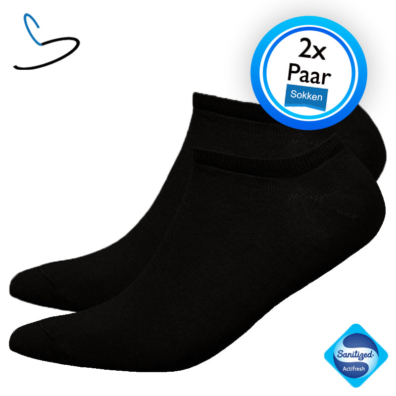 Enkelsokken heren blauw (2 Paar)