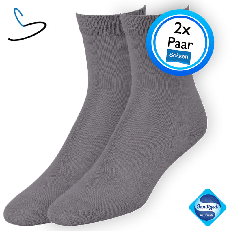 Lichtblauwe damessokken (2 paar)