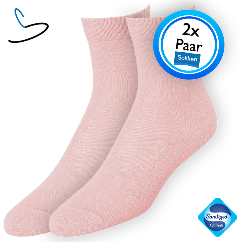 Lichtblauwe damessokken (2 paar)