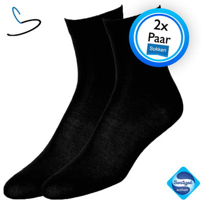 Roze sokken dames (2 paar)