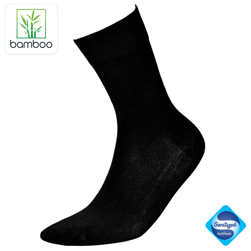 Bamboe sokken heren zwart