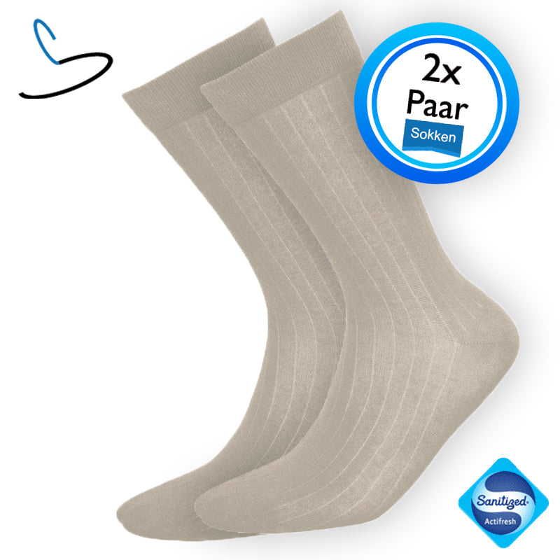 Blauwe herensokken (2 Paar)