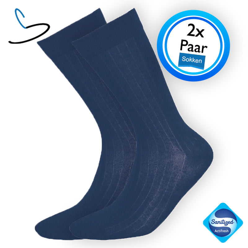 Oranje sokken heren (2 paar)