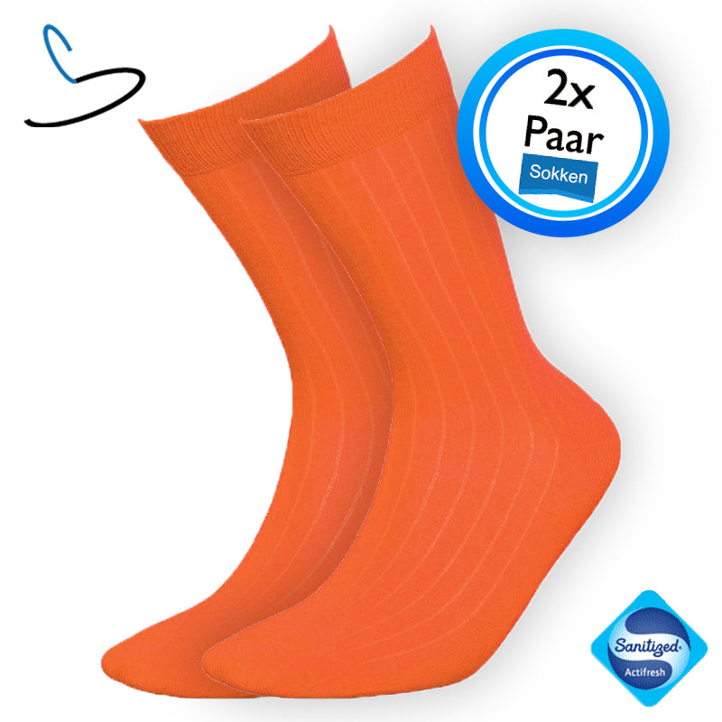 Grijze herensokken (2 Paar)