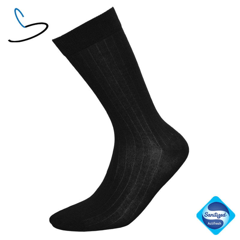 Herensokken blauw