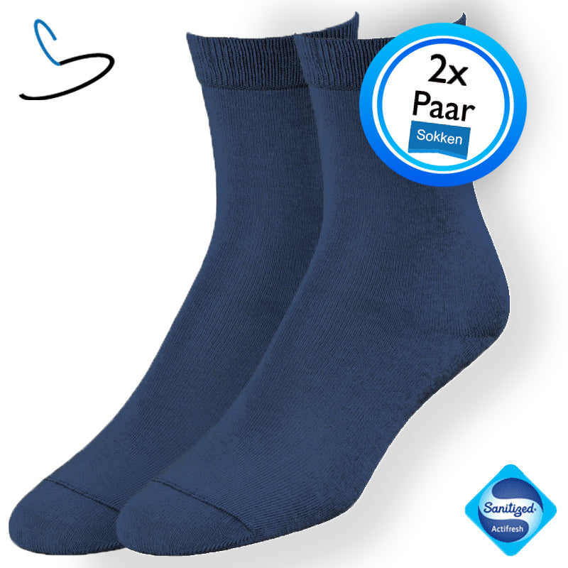 Rode damessokken (2 paar)