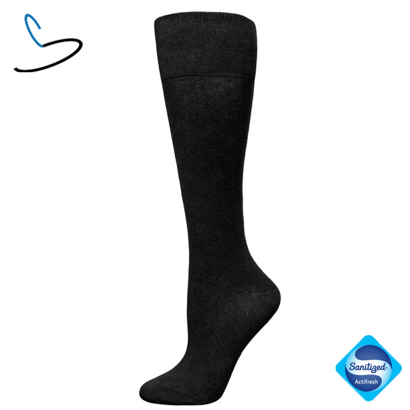 Kniekousen dames grijs
